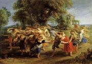 Peter Paul Rubens A Peasant Dance oil painting on canvas